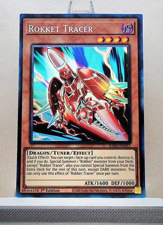 Yugioh! 1x Rokket Tracer (RA05 - Prismatic Collectors Rare) 1st Edition