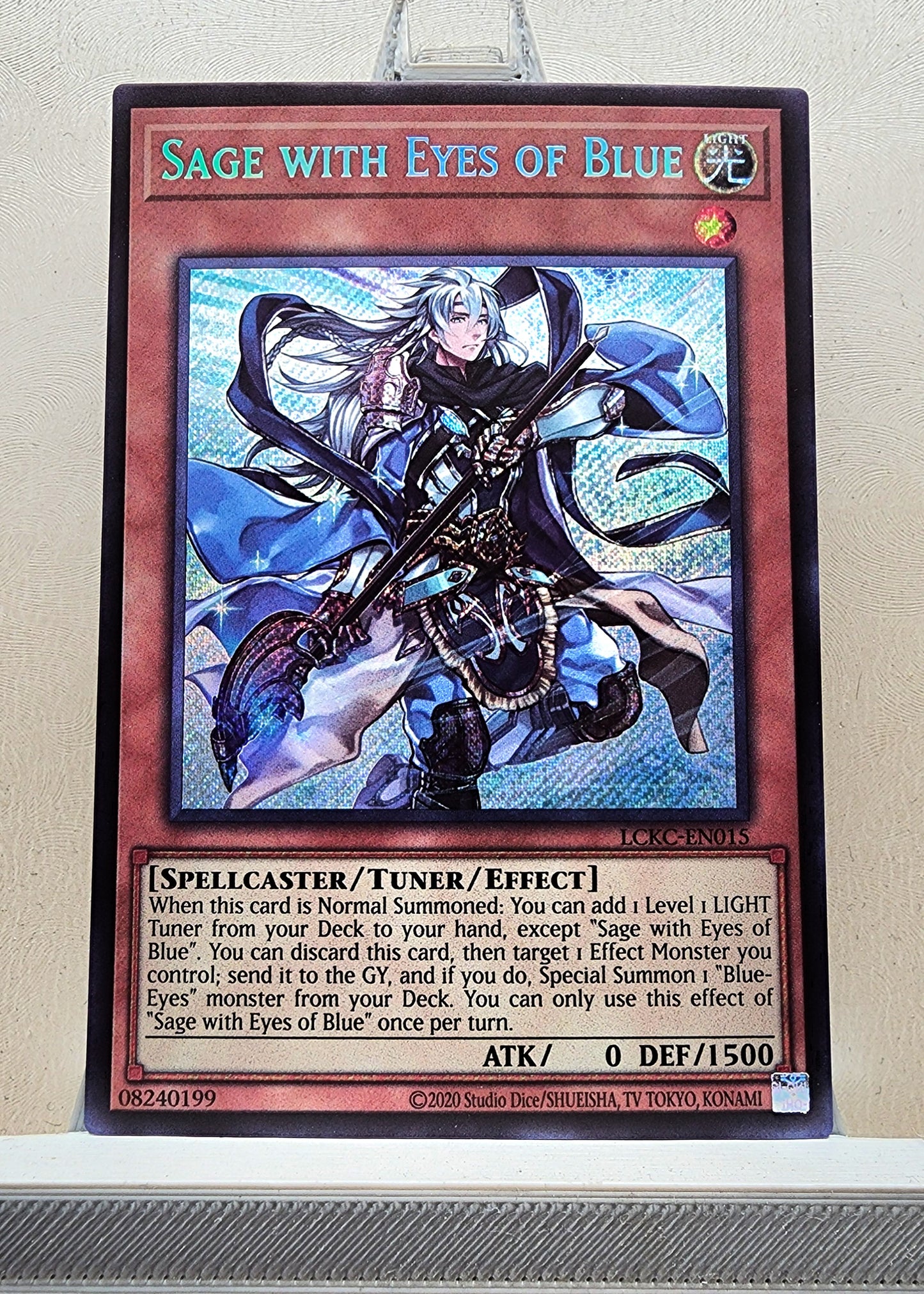Yugioh! 1x Sage with Eyes of Blue (LCKC - Secret Rare) Unli Edition