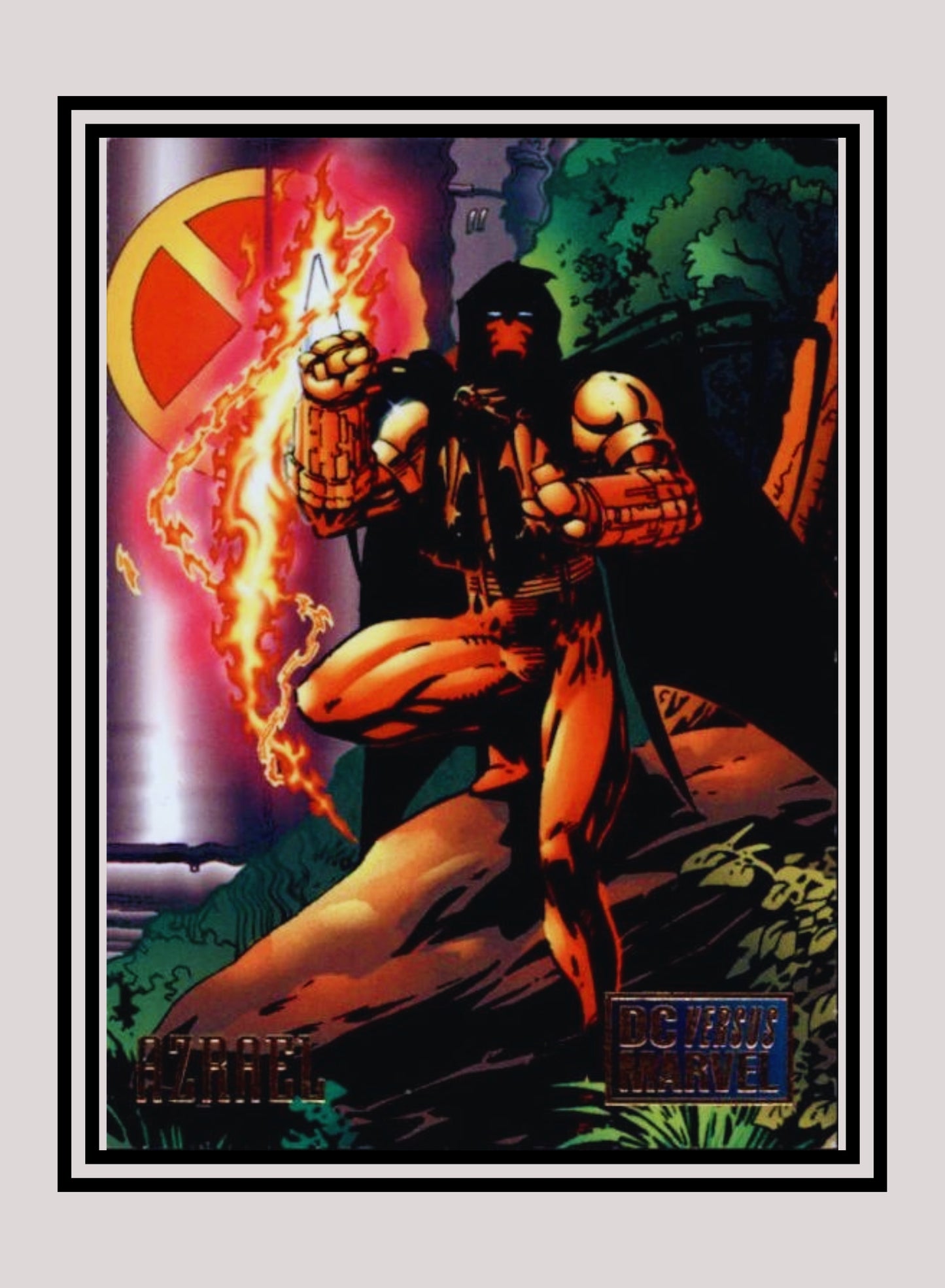 Marvel! 1x Azrael - Base (#016 - 1995 Fleer DC vs. Marvel Comics)