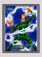 DC! 1x A Question of Power - Base Metal (#016 - 1995 Fleer Batman Forever Metal)