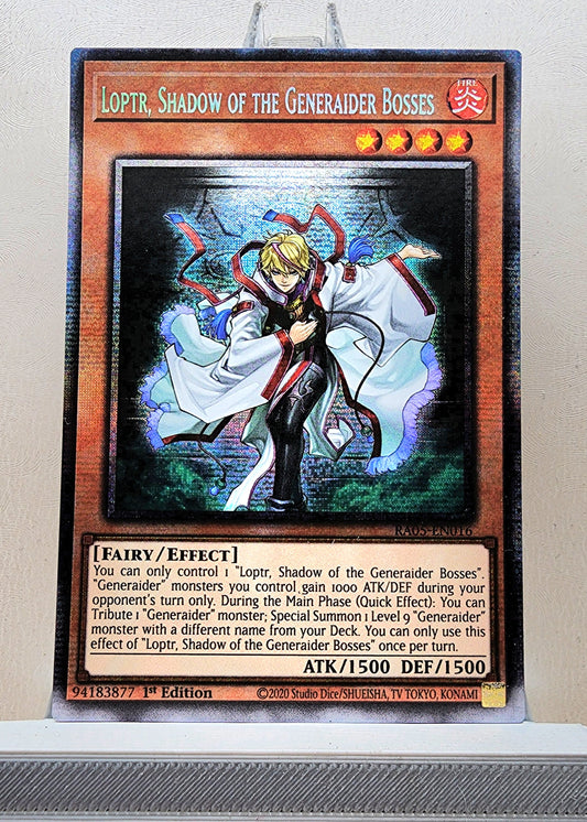 Yugioh! 1x Loptr, Shadow of the Generaider Bosses (RA05 - Starlight Rare) 1st Edition