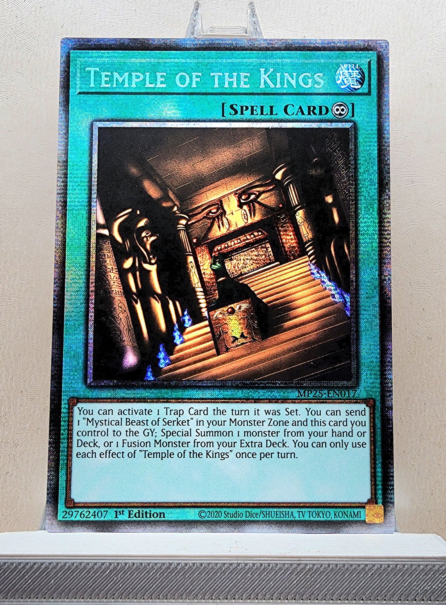 Yugioh! 1x Temple of the Kings (MP25 - Starlight Rare) 1st Edition