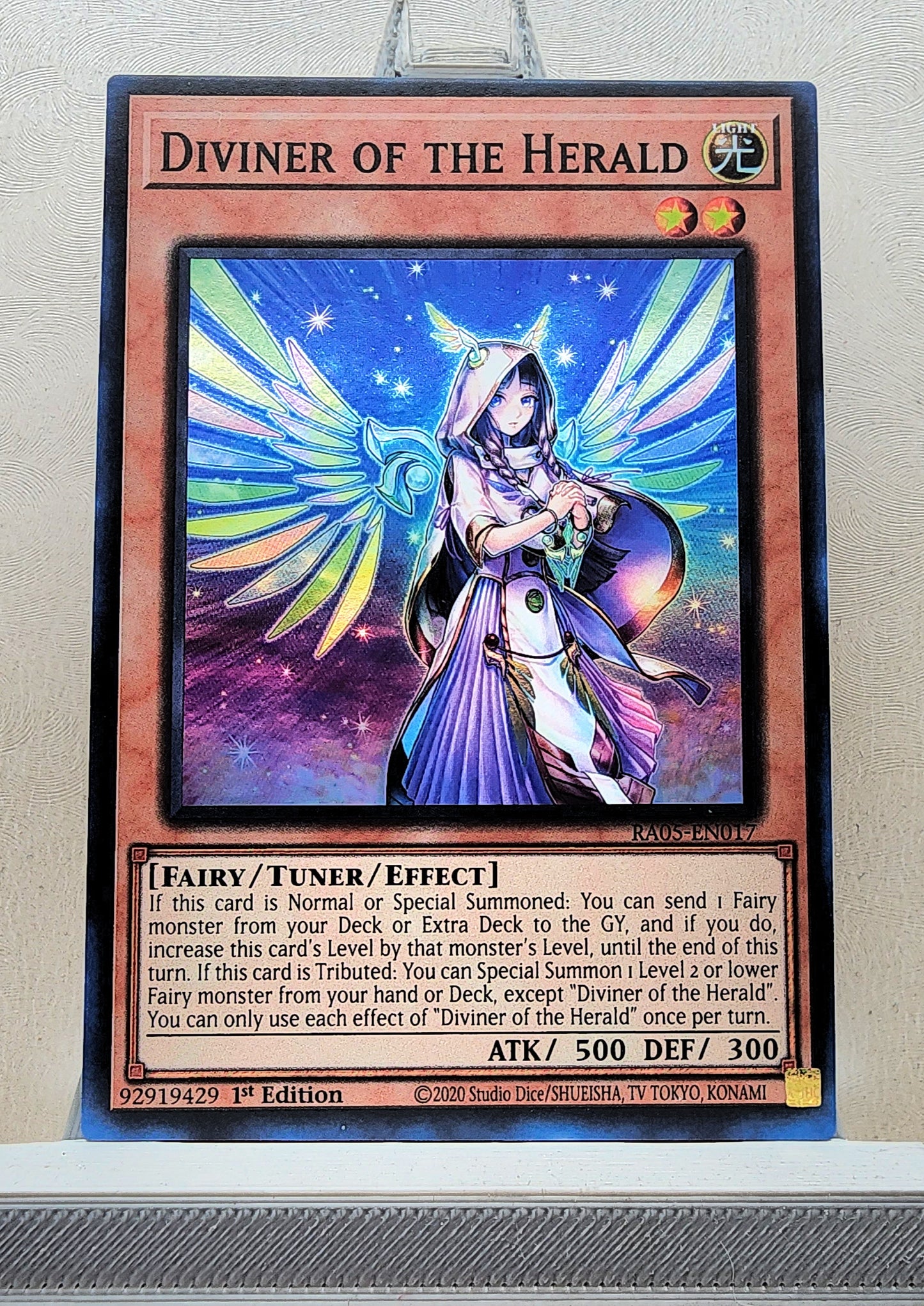 Yugioh! 1x Diviner of the Herald (RA05 - Super Rare) 1st Edition