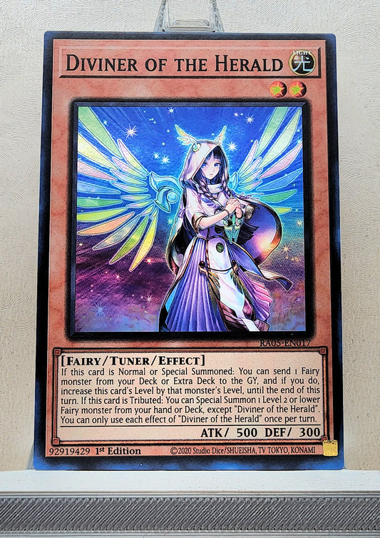 Yugioh! 1x Diviner of the Herald (RA05 - Super Rare) 1st Edition