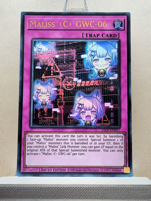 Yugioh! 1x Maliss <C> GWC-06 (25LP - Ultra Rare) Limited Edition