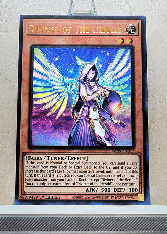 Yugioh! 1x Diviner of the Herald (RA05 - Ultra Rare) 1st Edition