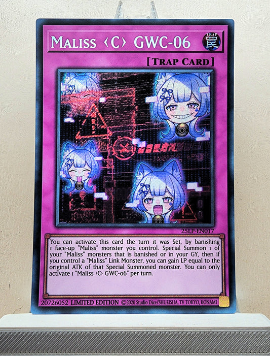 Yugioh! 1x Maliss <C> GWC-06 (25LP - Secret Rare) Limited Edition