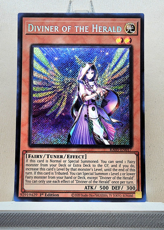 Yugioh! 1x Diviner of the Herald (RA05 - Secret Rare) 1st Edition