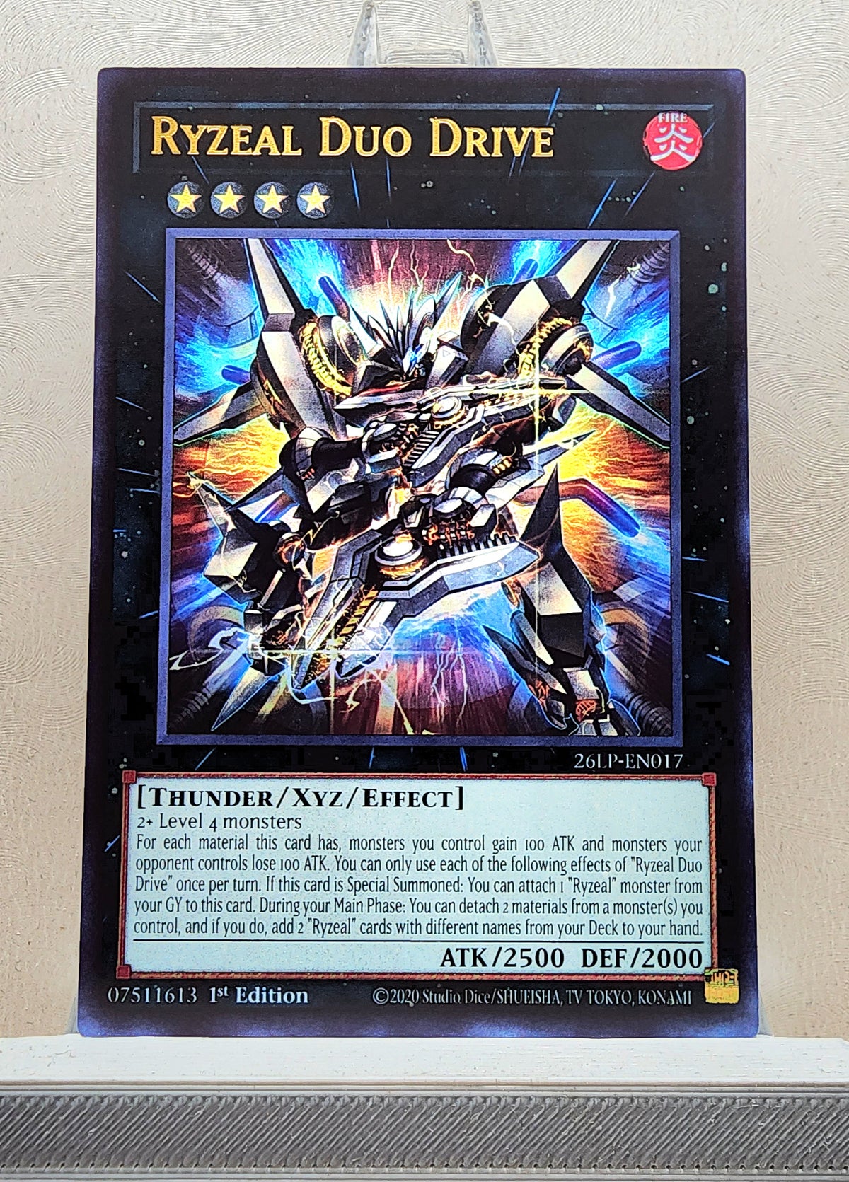 Yugioh! 1x Ryzeal Duo Drive (26LP - Ultra Rare) Limited Edition