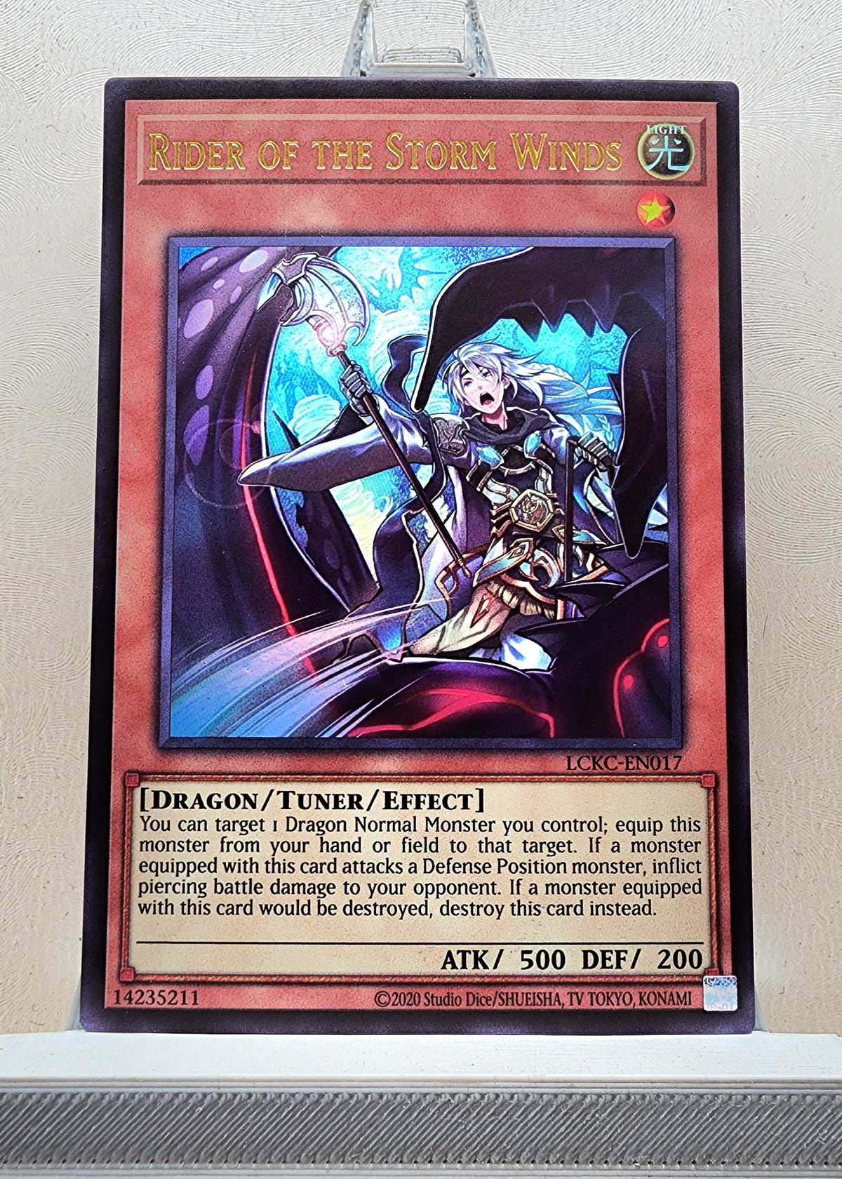 Yugioh! 1x Rider of the Storm Winds (LCKC - Ultra Rare) Unli Edition