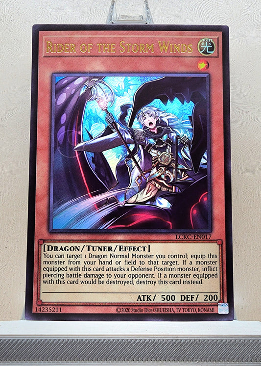 Yugioh! 1x Rider of the Storm Winds (LCKC - Ultra Rare) Unli Edition
