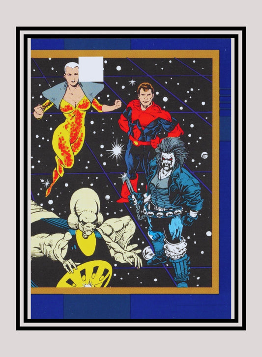 DC! 1x L.E.G.I.O.N - Base (#018 - 1993 Skybox DC Cosmic Teams)
