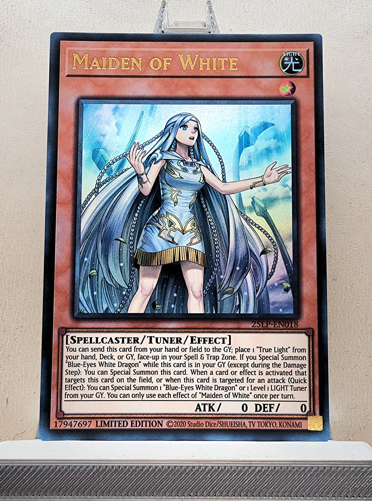Yugioh! 1x Maiden of White (25LP - Ultra Rare) Limited Edition