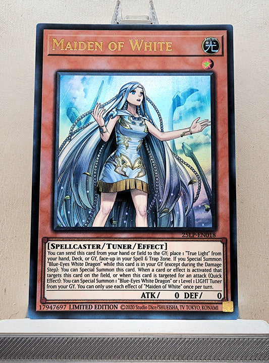 Yugioh! 1x Maiden of White (25LP - Ultra Rare) Limited Edition