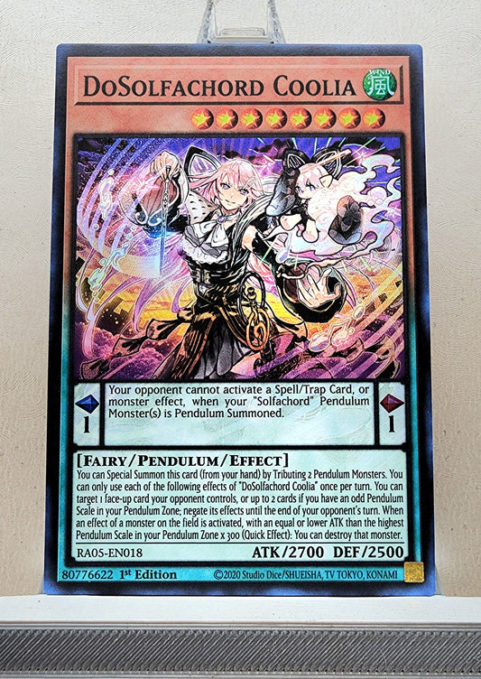Yugioh! 1x DoSolfachord Coolia (RA05 - Super Rare) 1st Edition