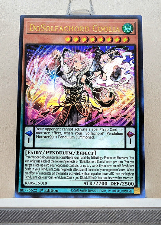 Yugioh! 1x DoSolfachord Coolia (RA05 - Ultra Rare) 1st Edition
