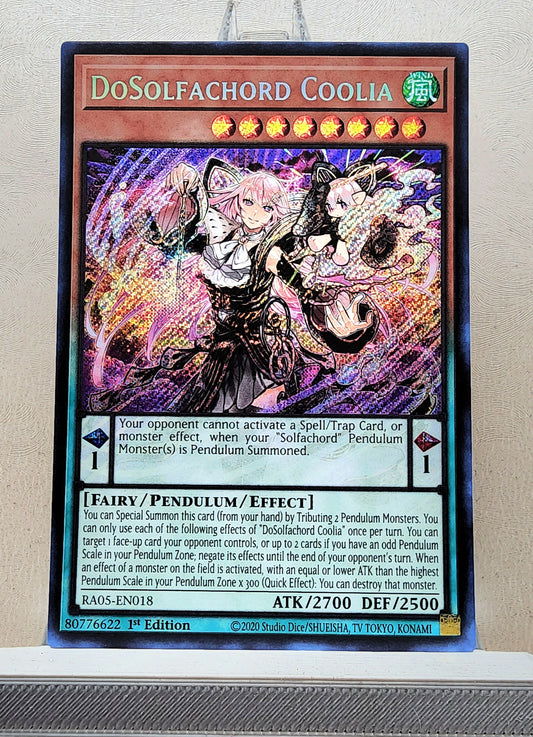 Yugioh! 1x DoSolfachord Coolia (RA05 - Secret Rare) 1st Edition