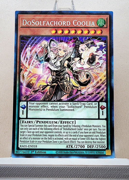 Yugioh! 1x DoSolfachord Coolia (RA05 - Prismatic Collectors Rare) 1st Edition