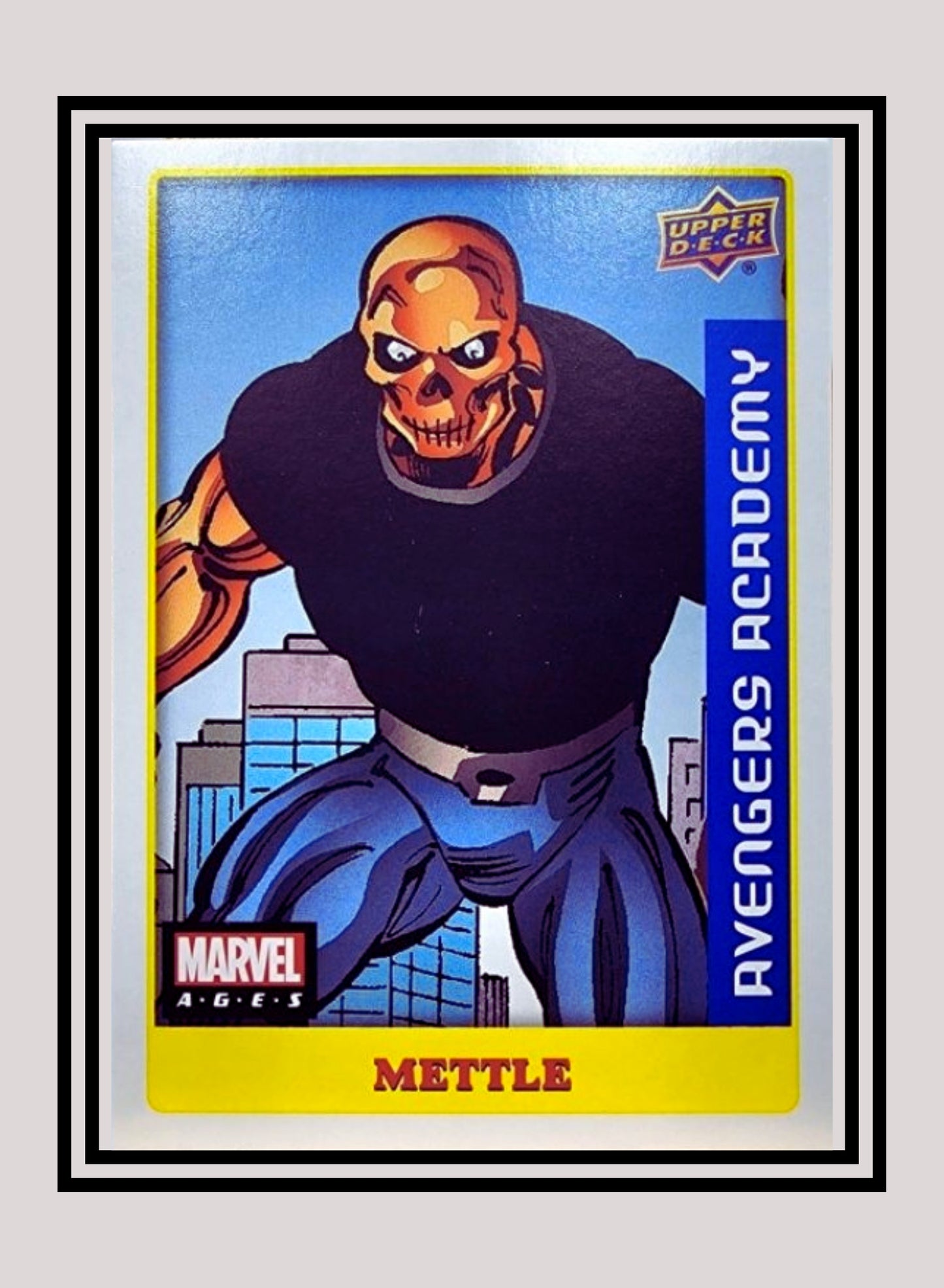Marvel! 1x Mettle - Sticker (#018 - 2020 Upper Deck Marvel Ages)