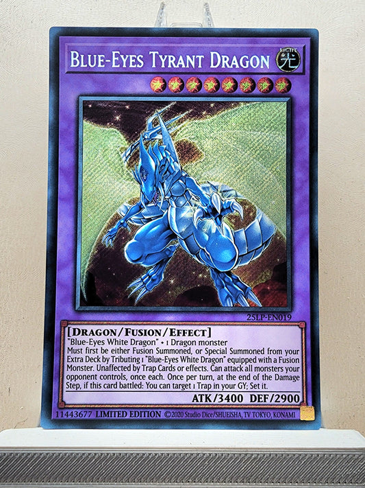 Yugioh! 1x Blue-Eyes Tyrant Dragon (25LP - Secret Rare) Limited Edition