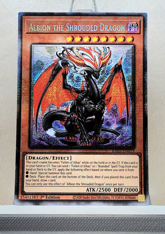 Yugioh! 1x Albion the Shrouded Dragon (RA05 - Starlight Rare) 1st Edition