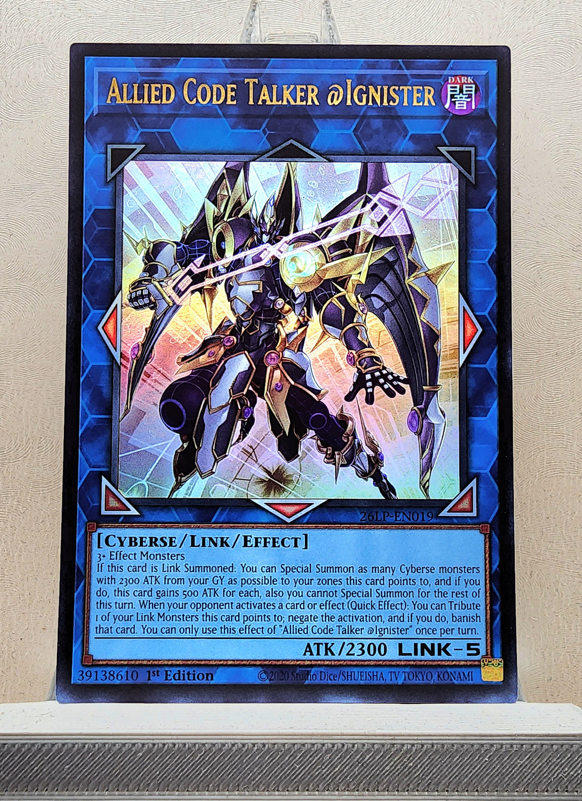 Yugioh! 1x Allied Code Talker @Ignister (26LP - Ultra Rare) Limited Edition
