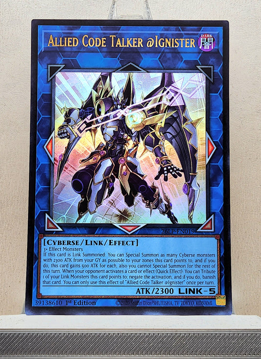 Yugioh! 1x Allied Code Talker @Ignister (26LP - Ultra Rare) Limited Edition