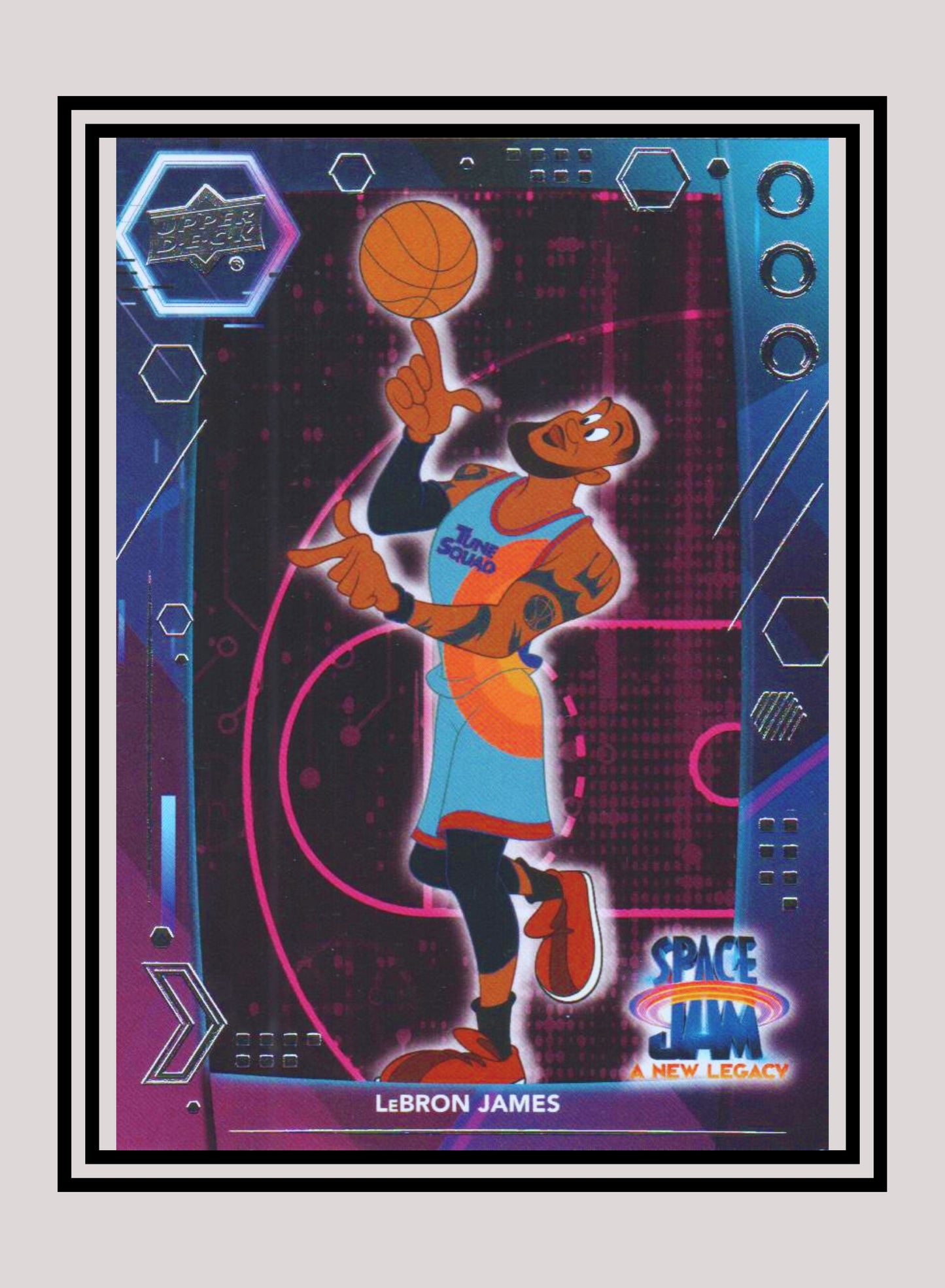 1x LeBron James Cartoon - Base/Blue Parallel (#01 - 2021 Upper Deck Space Jam: A New Legacy)