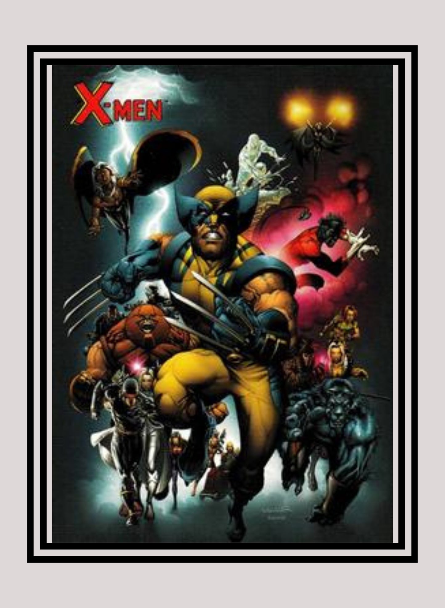 Marvel! 1x Checklist - Base (#01 - 2009 Rittenhouse X-Men Archives)