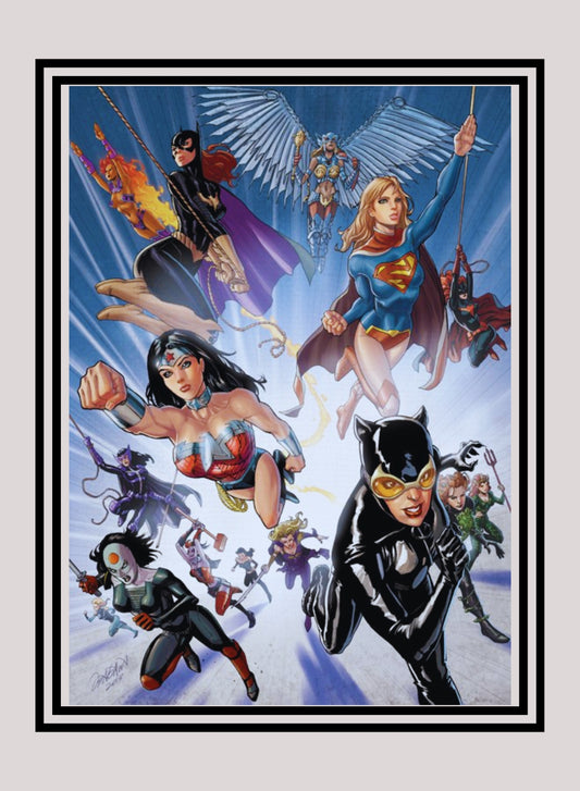 DC! 1x Women of Legend - Base (#01 - 2013 Cryptozoic The Women of Legend)