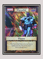 Marvel! 1x Thanos - Prism Refractor Flavorful (F-8 - 2020 Upper Deck Marvel Ages)