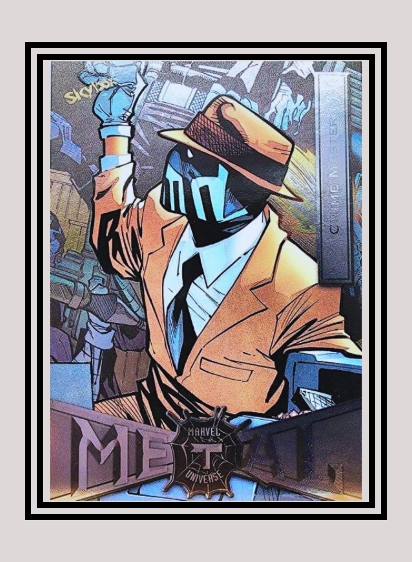 Marvel! 1x Crime Master - Base Low Series (#020 - 2021 Upper Deck Spiderman Metal Universe)