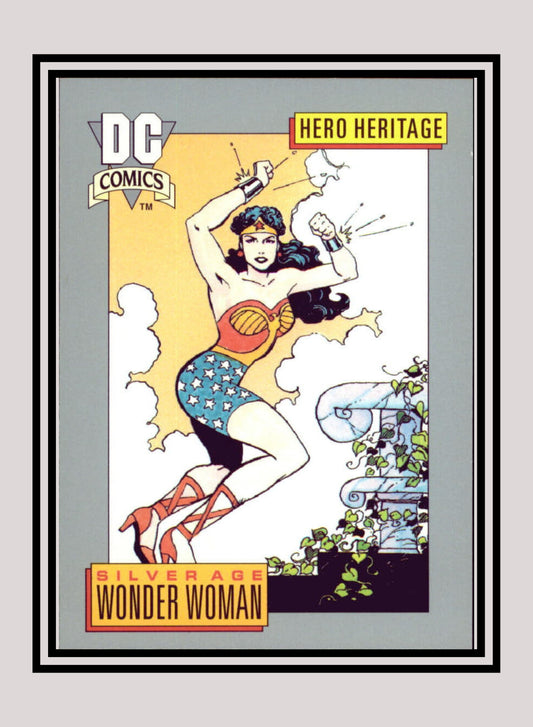 DC! 1x Silver Age Wonder Woman - Base (#020 - 1991 Impel DC Cosmic Cards)