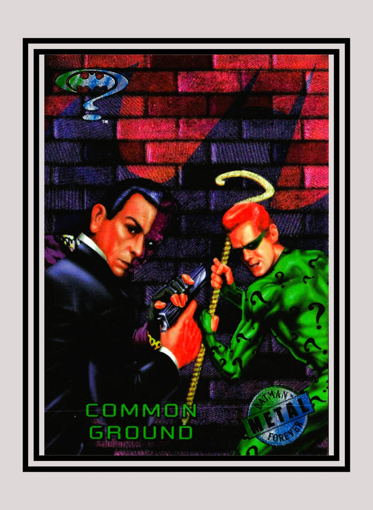 DC! 1x Common Ground - Base Metal (#020 - 1995 Fleer Batman Forever Metal)
