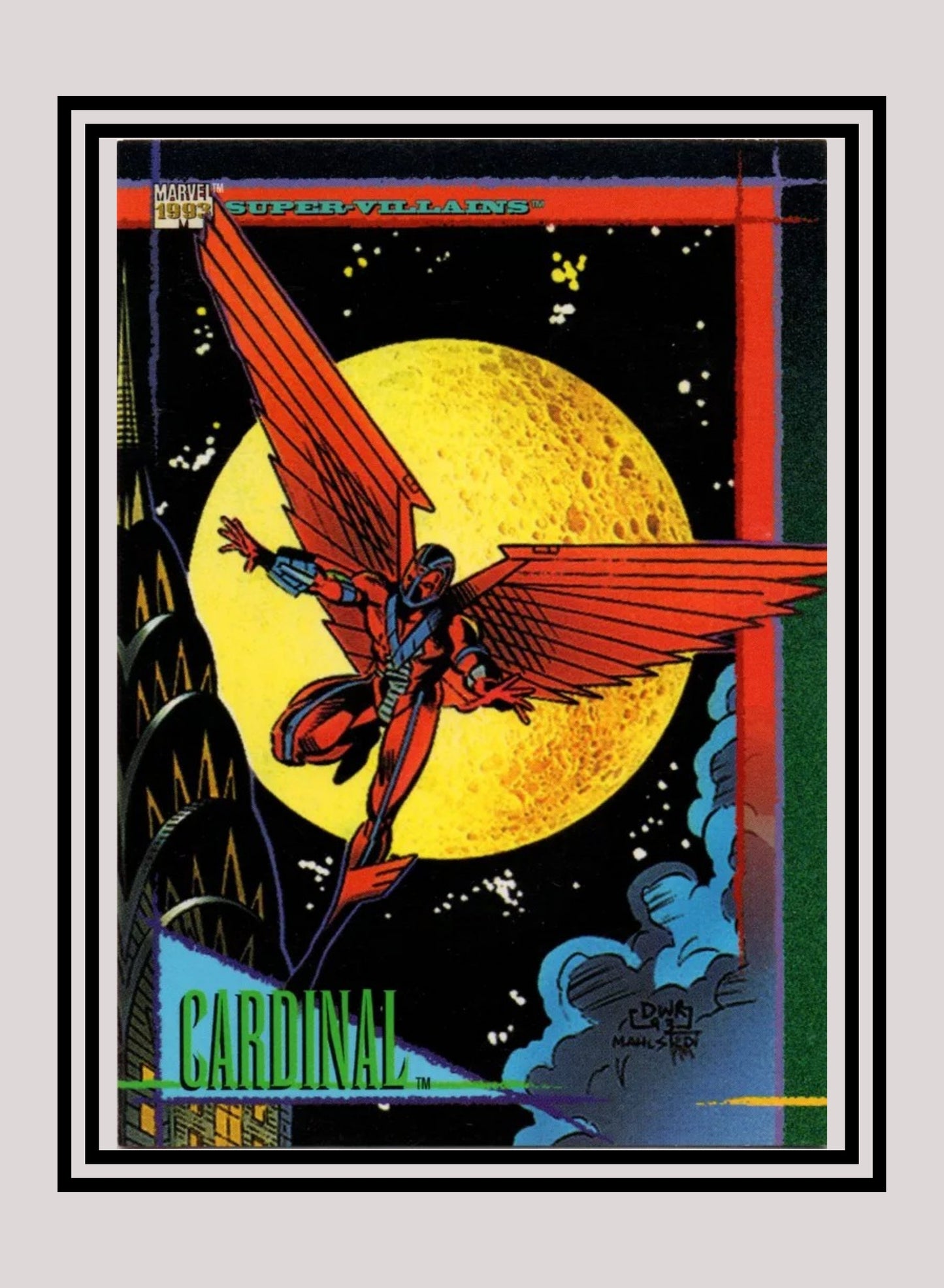 Marvel! 1x Cardinal - Base (#021 - 1993 Skybox Marvel Universe Series 4)