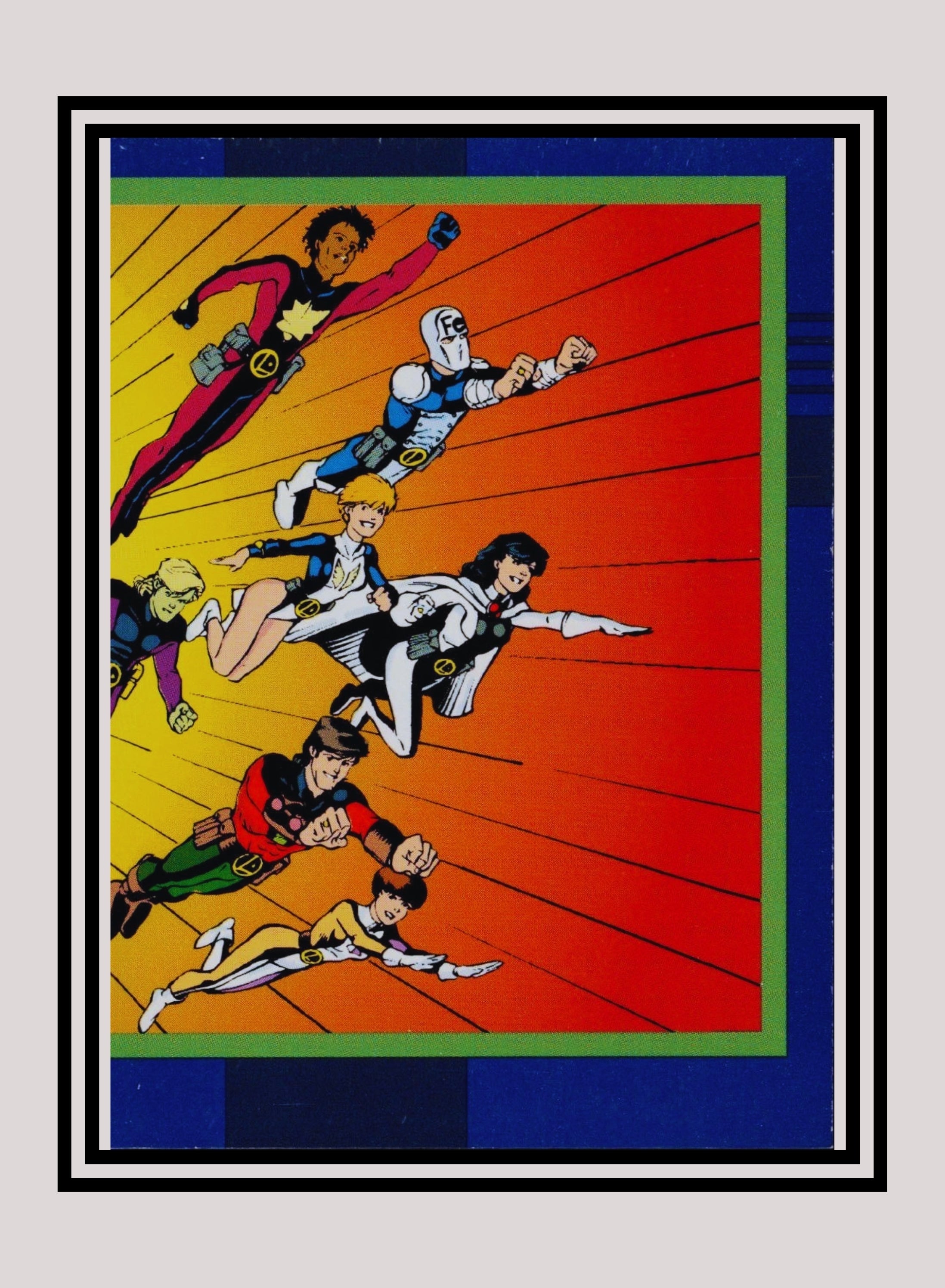 DC! 1x Legionnaires - Base (#021 - 1993 Skybox DC Cosmic Teams ...