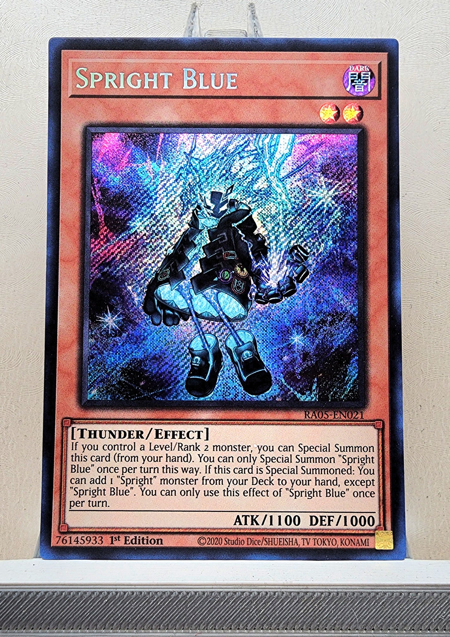 Yugioh! 1x Spright Blue (RA05 - Secret Rare) 1st Edition