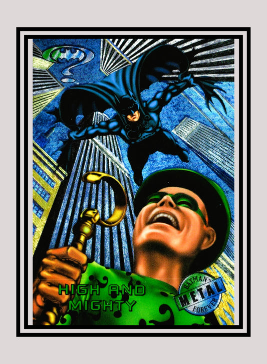 DC! 1x High and Mighty - Base Metal (#022 - 1995 Fleer Batman Forever Metal)