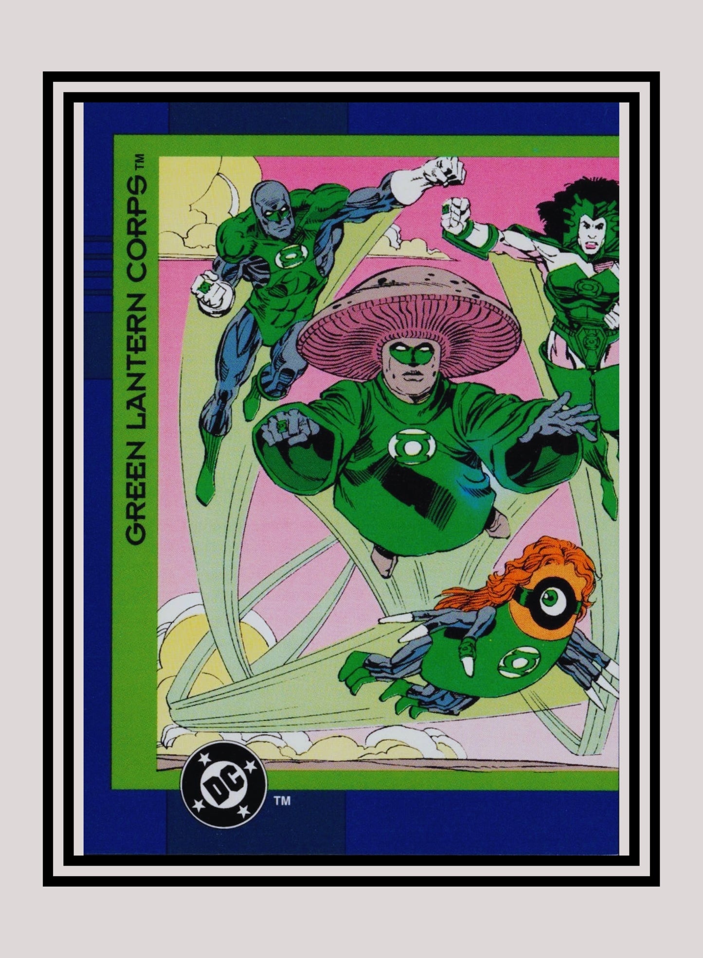 DC! 1x Green Lantern Corps - Base (#022 - 1993 Skybox DC Cosmic Teams)