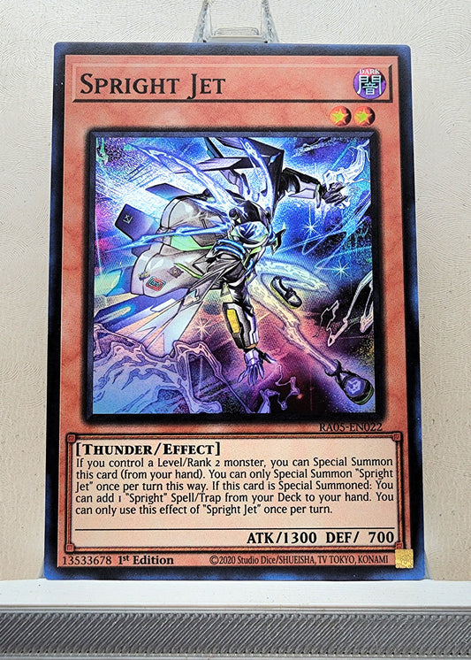 Yugioh! 1x Spright Jet (RA05 - Super Rare) 1st Edition