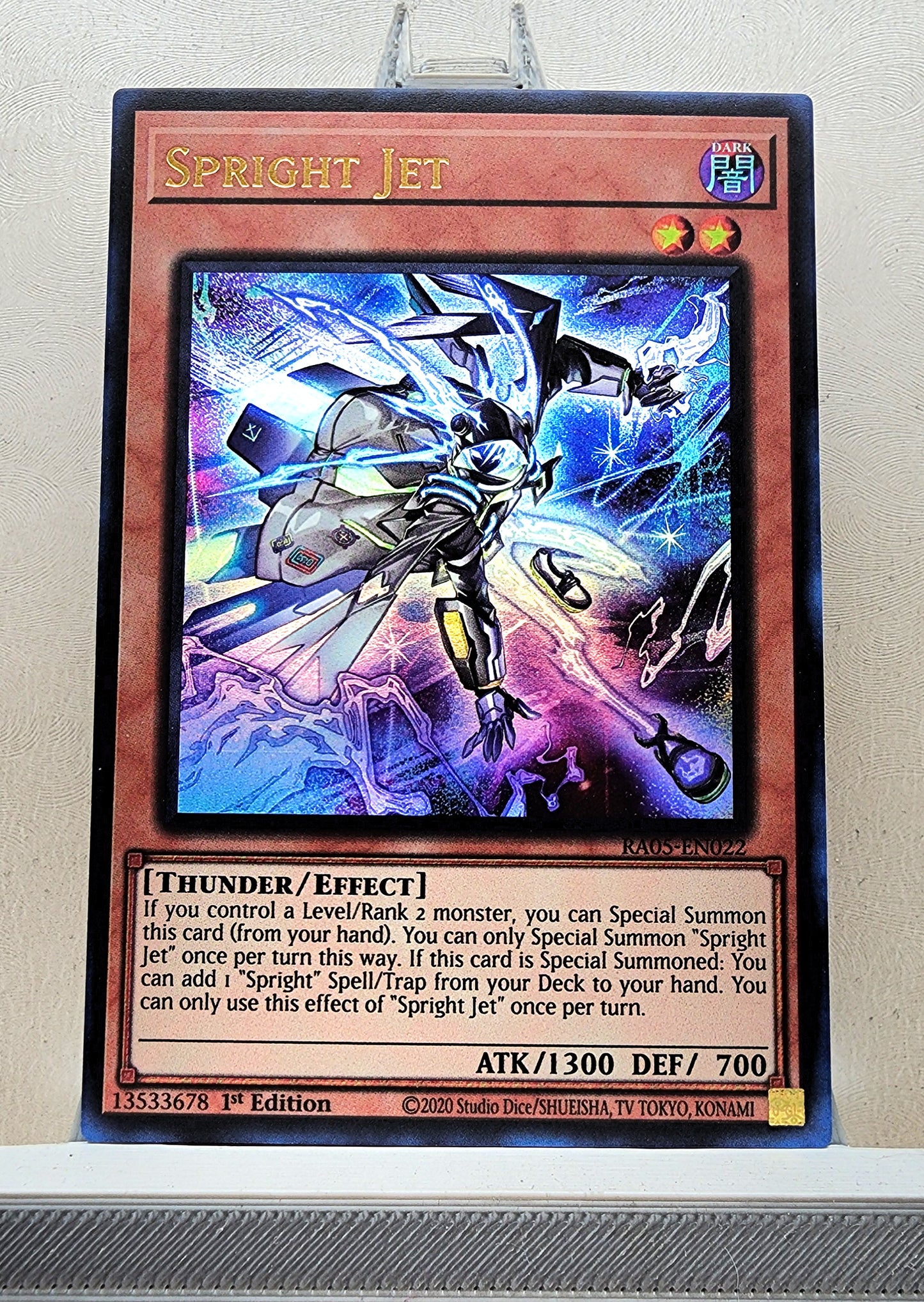 Yugioh! 1x Spright Jet (RA05 - Ultra Rare) 1st Edition