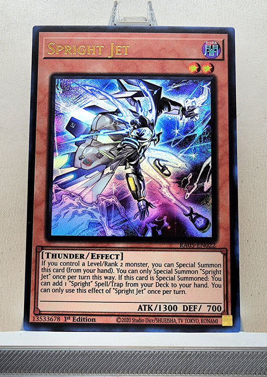 Yugioh! 1x Spright Jet (RA05 - Ultra Rare) 1st Edition