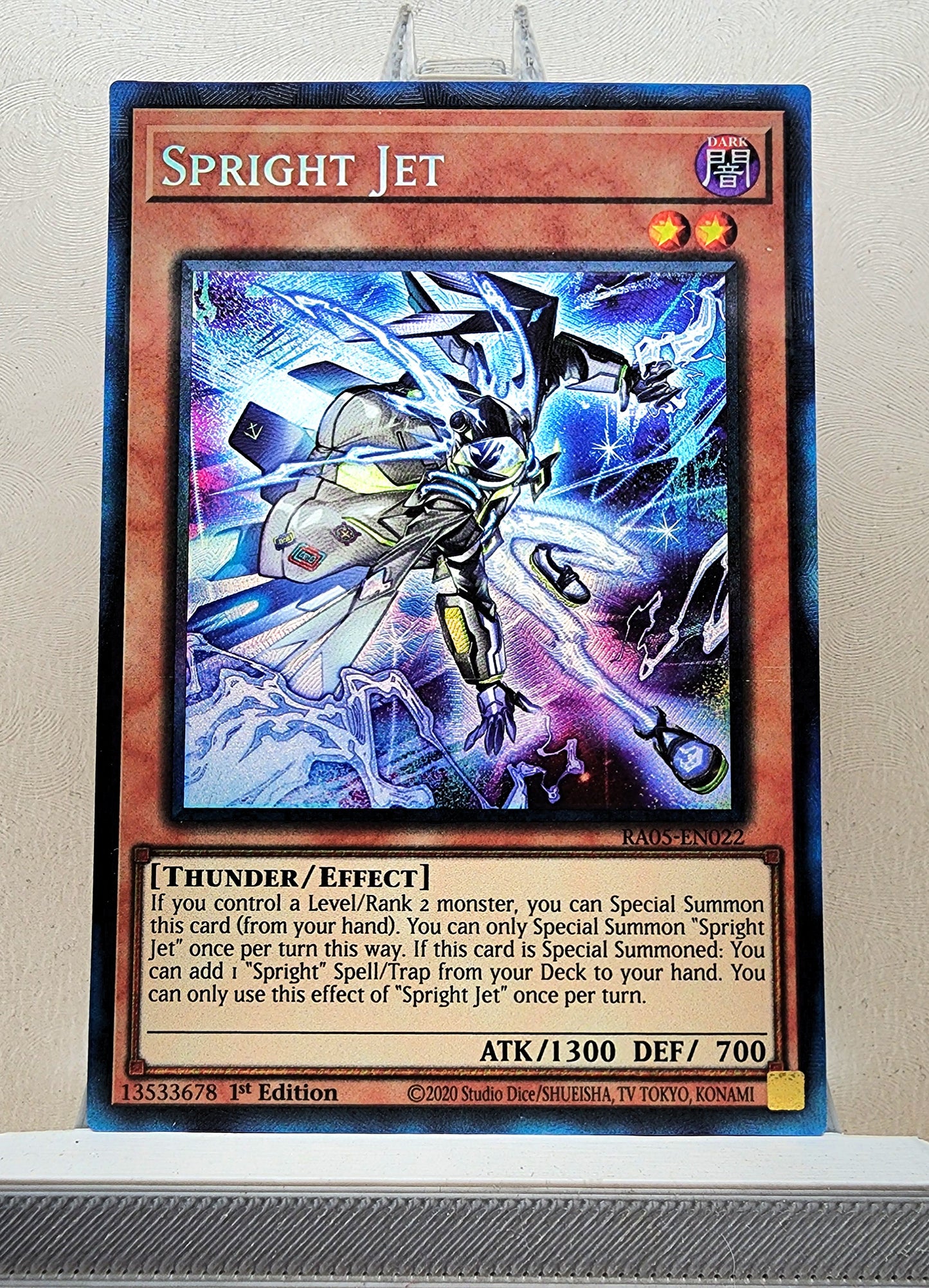 Yugioh! 1x Spright Jet (RA05 - Prismatic Collectors Rare) 1st Edition
