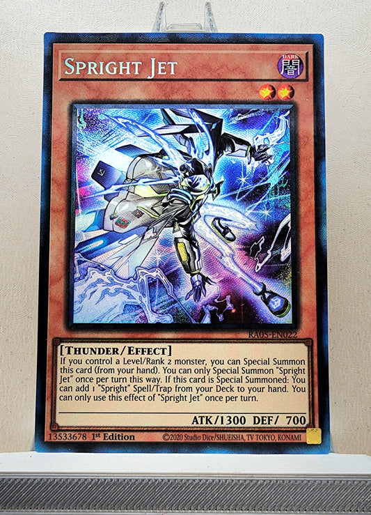 Yugioh! 1x Spright Jet (RA05 - Prismatic Collectors Rare) 1st Edition