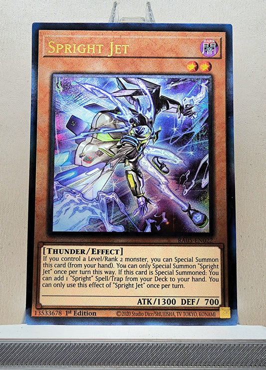 Yugioh! 1x Spright Jet (RA05 - Prismatic Ultimate Rare) 1st Edition