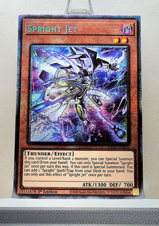 Yugioh! 1x Spright Jet (RA05 - Starlight Rare) 1st Edition