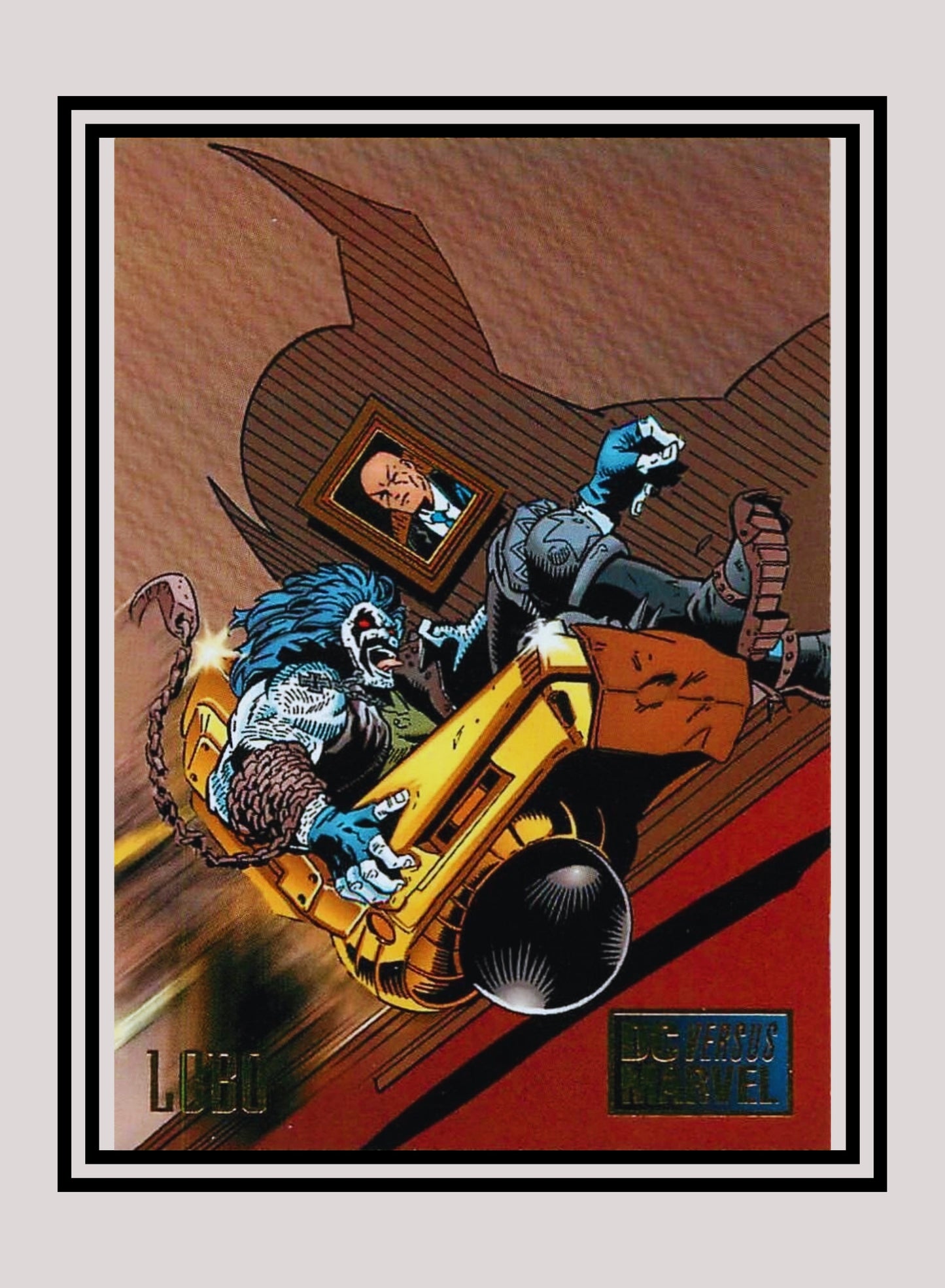 Marvel! 1x Lobo - Base (#023 - 1995 Fleer DC vs. Marvel Comics)