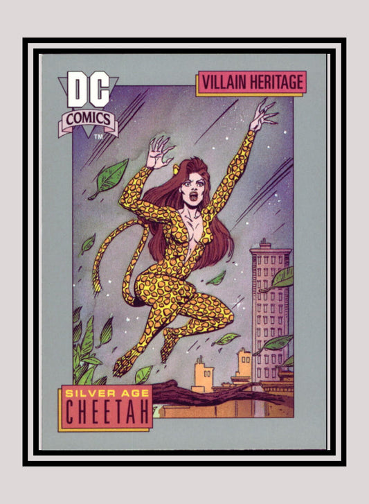 DC! 1x Silver Age Cheetah - Base (#023 - 1991 Impel DC Cosmic Cards)