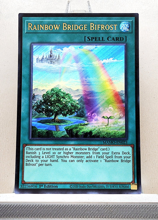 Yugioh! 1x Rainbow Bridge Bifrost (MAMO - Ultra Rare) 1st Edition