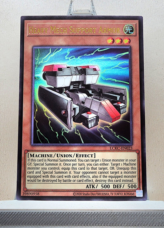 Yugioh! 1x Heavy Mech Support Armor (LCKC - Ultra Rare) Unli Edition